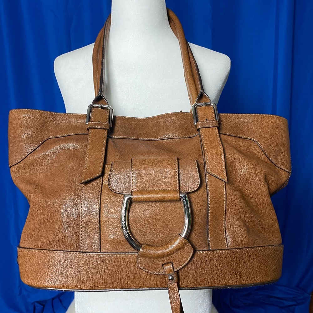Y2K Era Dolce & Gabbana Miss Perfect Tote Brown / Tan Leather
